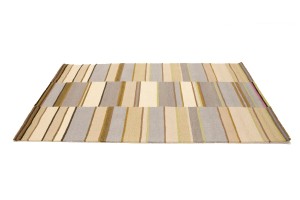 Multicolored Stripes 5X8 Hand-Tufted Modern Rug