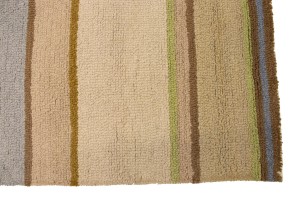 Multicolored Stripes 5X8 Hand-Tufted Modern Rug