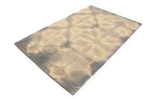 Gray Cream Tie-Dye 5X8 Hand-Tufted Modern Rug
