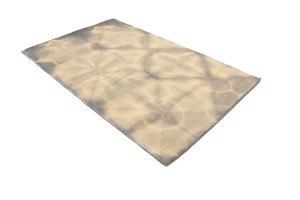 Gray Cream Tie-Dye 5X8 Hand-Tufted Modern Rug