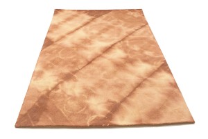 Rust Tie-Dye 5X8 Hand-Tufted Modern Rug
