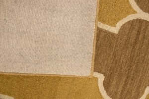 Gold & Brown Trellis 5X8 Hand-Tufted Modern Rug