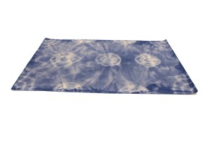 Purple-navy Tie-Dye 5X8 Hand-Tufted Modern Rug