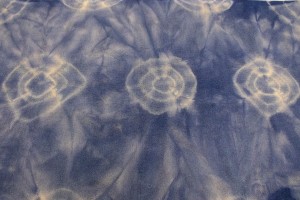 Purple-navy Tie-Dye 5X8 Hand-Tufted Modern Rug