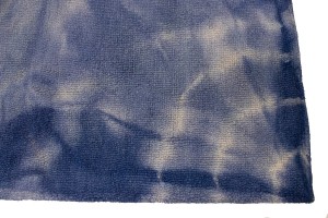 Purple-navy Tie-Dye 5X8 Hand-Tufted Modern Rug
