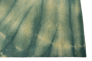 Green Tie-Dye 5X8 Hand-Tufted Modern Rug