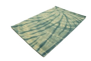 Green Tie-Dye 5X8 Hand-Tufted Modern Rug
