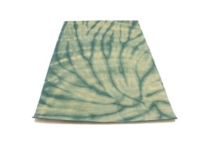 Green Tie-Dye 5X8 Hand-Tufted Modern Rug