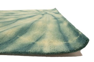 Green Tie-Dye 5X8 Hand-Tufted Modern Rug