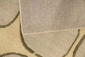 Beige Geometric 5X8 Hand-Tufted Modern Rug