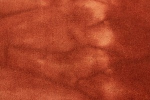 Rusty Red Tie-Dye 5X8 Hand-Tufted Modern Rug