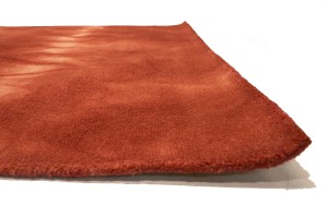 Rusty Red Tie-Dye 5X8 Hand-Tufted Modern Rug