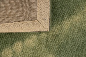 Green Tie-Dye 5X8 Hand-Tufted Modern Rug