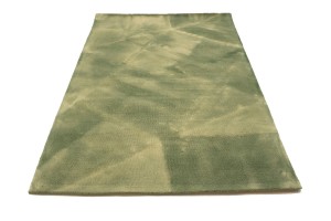 Green Tie-Dye 5X8 Hand-Tufted Modern Rug