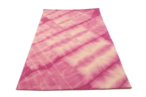 Fuchsia Tie-Dye 5X8 Hand-Tufted Modern Rug