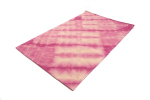 Fuchsia Tie-Dye 5X8 Hand-Tufted Modern Rug
