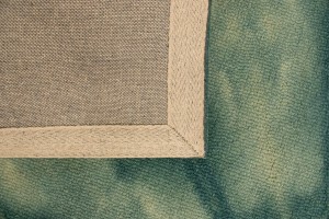 Green Tie-Dye 5X8 Hand-Tufted Modern Rug