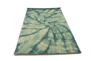 Green Tie-Dye 5X8 Hand-Tufted Modern Rug