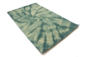 Green Tie-Dye 5X8 Hand-Tufted Modern Rug