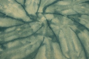 Green Tie-Dye 5X8 Hand-Tufted Modern Rug