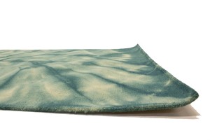 Green Tie-Dye 5X8 Hand-Tufted Modern Rug