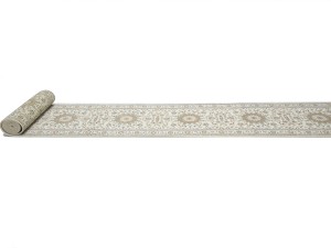 Cream Floral 3X23 Indo-Nain Oriental Runner Rug