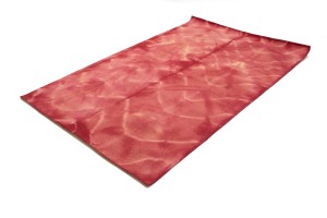 Deep Blush Tie-Dye 5X8 Hand-Tufted Modern Rug