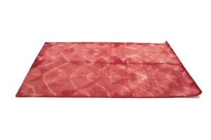 Deep Blush Tie-Dye 5X8 Hand-Tufted Modern Rug