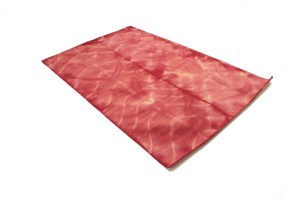 Deep Blush Tie-Dye 5X8 Hand-Tufted Modern Rug
