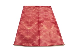 Deep Blush Tie-Dye 5X8 Hand-Tufted Modern Rug
