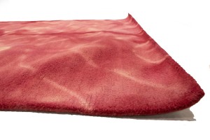 Deep Blush Tie-Dye 5X8 Hand-Tufted Modern Rug