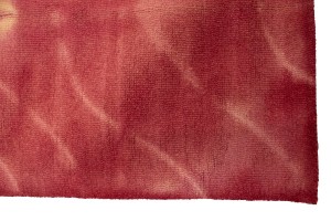 Deep Blush Tie-Dye 5X8 Hand-Tufted Modern Rug