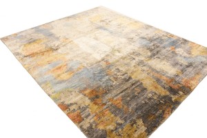 Multicolored Abstract 8X10 Modern Rug