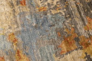 Multicolored Abstract 8X10 Modern Rug