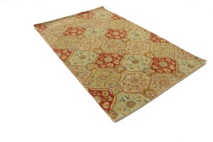 Multicolored Floral 5X8 Hand-Tufted Modern Rug