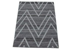 Multicolored Geometric 2X3 Hand-Tufted Modern Rug