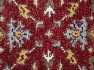 Red Floral 3X16 Heriz Serapi Oriental Runner Rug