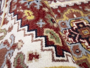 Red Floral 3X16 Heriz Serapi Oriental Runner Rug