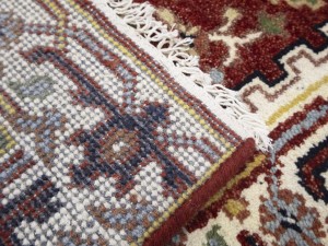 Red Floral 3X16 Heriz Serapi Oriental Runner Rug