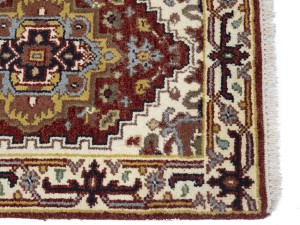 Red Floral 3X16 Heriz Serapi Oriental Runner Rug