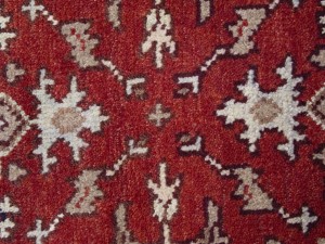 Red Floral 2'6X16'8 Heriz Serapi Oriental Runner Rug