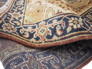 Rusty Red Floral 3X12 Heriz Serapi Oriental Runner Rug