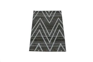 Multicolored Geometric 2X3 Hand-Tufted Modern Rug