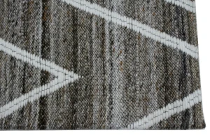 Multicolored Geometric 2X3 Hand-Tufted Modern Rug