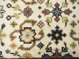 Cream Floral 2'6X23'4 Chobi Oriental Runner Rug