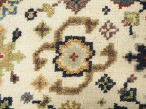Cream Floral 2'6X23'4 Chobi Oriental Runner Rug