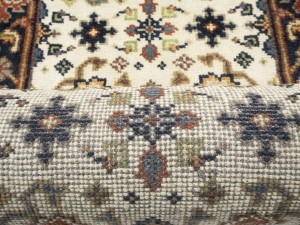 Cream Floral 2'6X23'4 Chobi Oriental Runner Rug