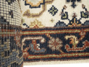 Cream Floral 2'6X23'4 Chobi Oriental Runner Rug