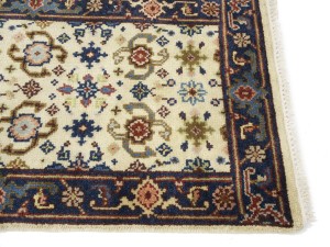 Cream Floral 2'6X23'4 Chobi Oriental Runner Rug