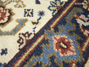 Cream Floral 2'6X23'4 Chobi Oriental Runner Rug